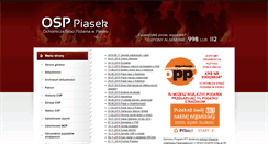 Desktop Screenshot of osp-piasek.net